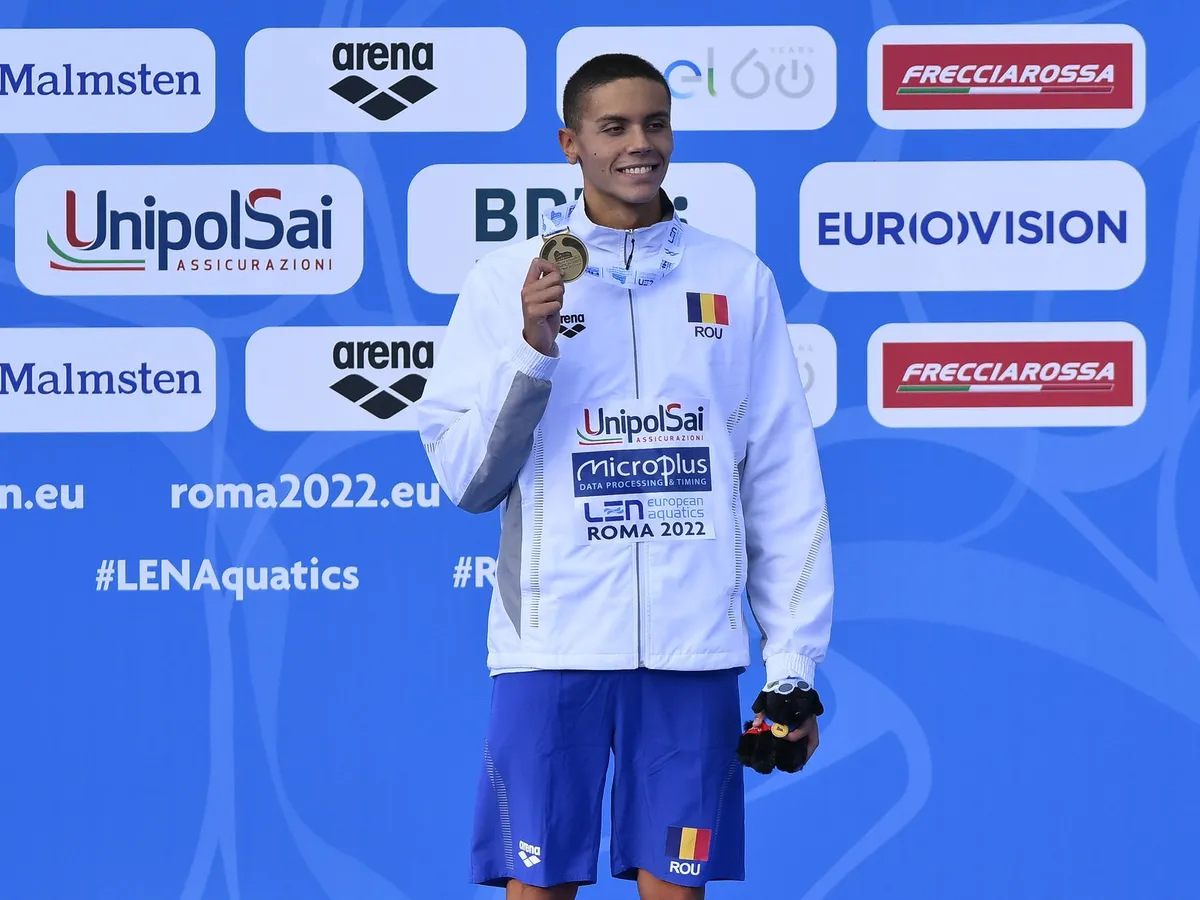 Fenomenalul David Popovici, 10 medalii de aur - Foto: Profimedia
