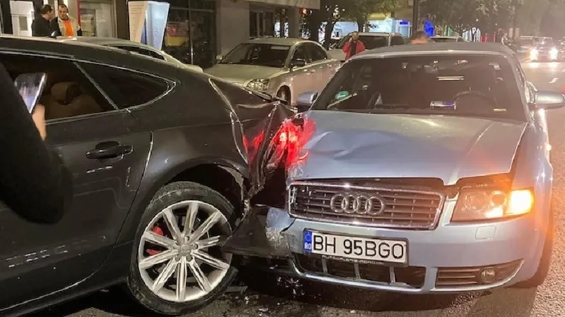 Interopul Romi Neguș s-a trezi că un șofer drogat i-a lovit bolidul Foto: Facebook