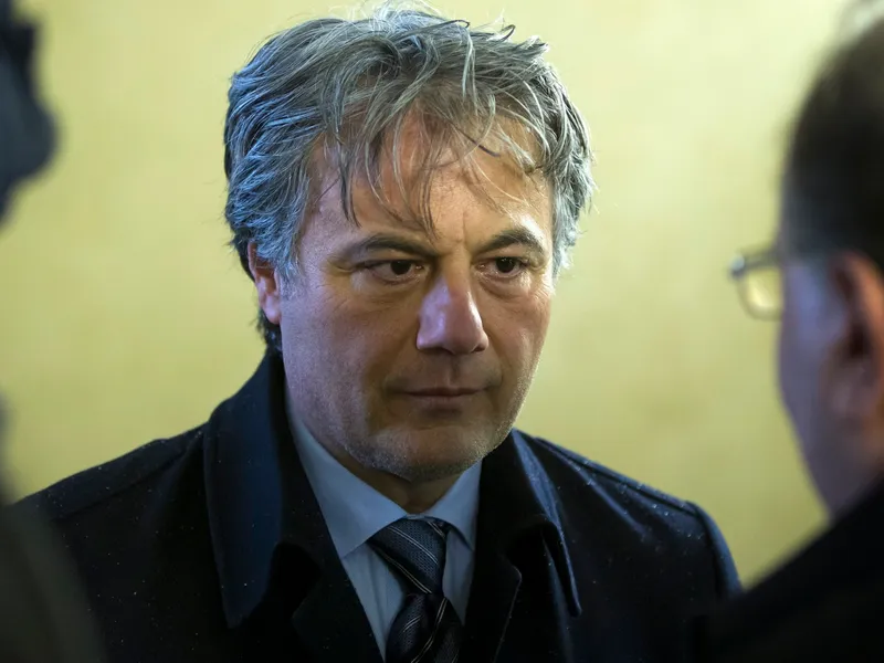 Generalul Manaf Tlass, la Moscova, înainte de a intra în sediul Ministerului rus de Externe, în 2013 - Foto: Profimedia Images
