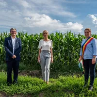 Raluca Turcan în vizită la Suhaia, în Teleorman Foto: Facebook