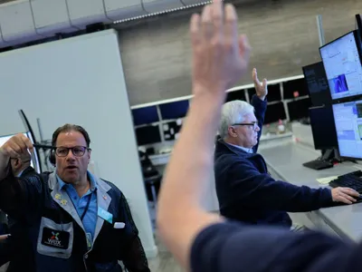 Tensiune în ziua de tranzacţionare de la New York Stock Exchange - Foto: Profimedia Images