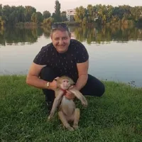 Petre Geamănu, pe malul lacului Foto: Facebook/Petre Geamănu