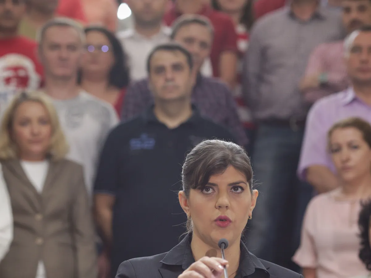 Laura Codruța Kovesi, primele declarații după revocarea din funcție. FOTO: Inquam Photos - Octav Ganea