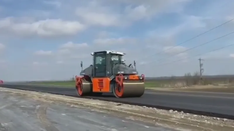 Drumul Expres Galați - Brăila Foto: - Captura Facebook