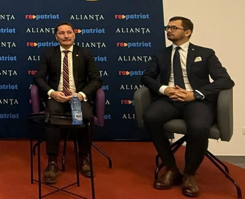 Dan C&icirc;mpean, directorul DNSC și Pavel Popescu, vicepreședinte ANCOM Foto: Repatriot