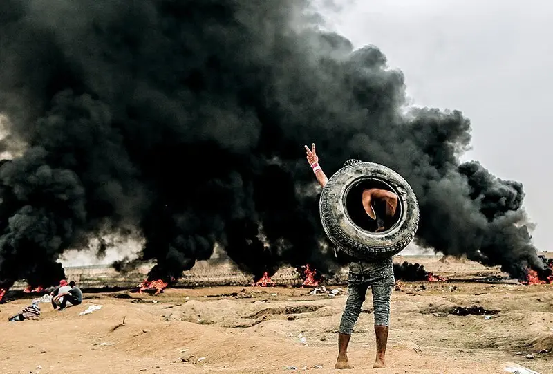 Protest în Gaza