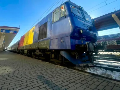 Trenul Unirii va circula sâmbătă, pe 24 ianuarie, de la București Nord la Iași - Foto: mediafax