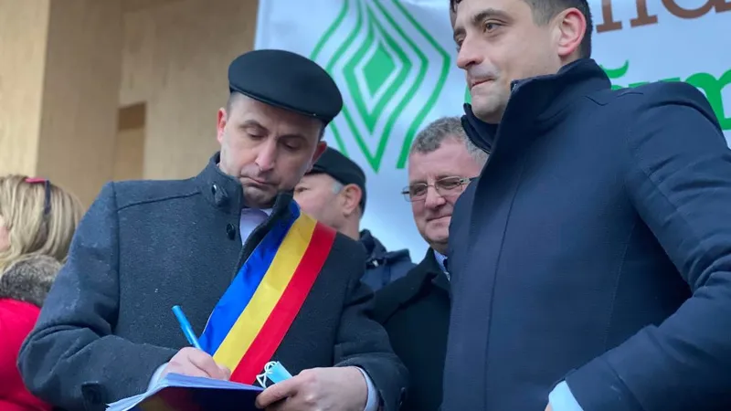 Primarul din Bosanci, unul din cei doi edili PNL care au semnat pentru suspendarea președintelui, alături de șeful AUR, George Simion. Sursa: Suceava Live