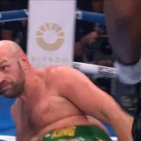 Meci de box de infarct. Celebrul Tyson Fury, la un pas să fie bătut de un „necunoscut” - Foto: captură video