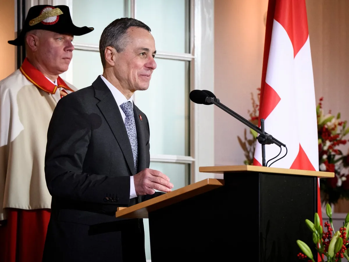 Preşedintele Confederaţiei Elveţiene vine la București. Va fi primit de Klaus Iohannis la Cotroceni - FOTO: Profimedia