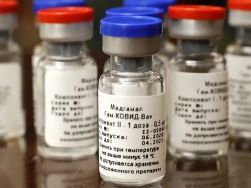 Doze din vaccinul rusesc/FOTO: bbc.com