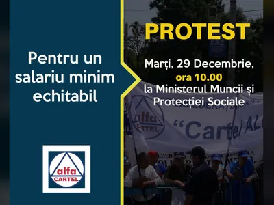 Protestul anunțat pe pagina de Facebook a Cartel Alfa/FOTO: Facebook