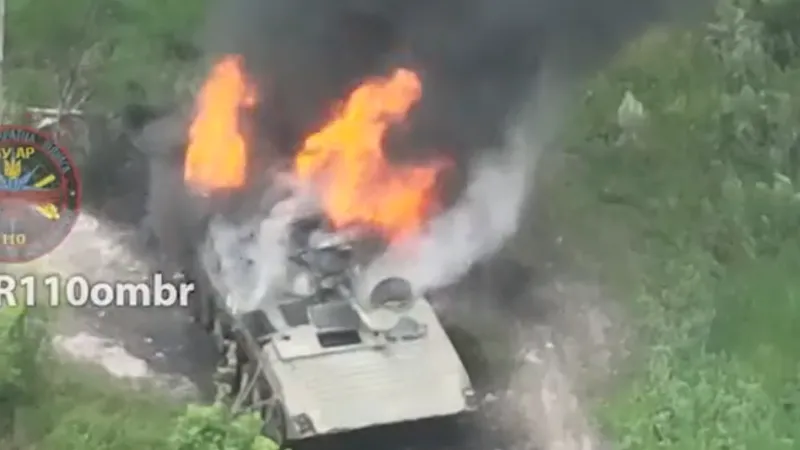 BMP-1distrus - Foto: Twitter/ Ukraine Weapons Tracker