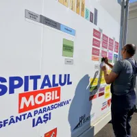 Spitalul modular mobil de la Iași/FOTO: ziaruldeiasi.ro