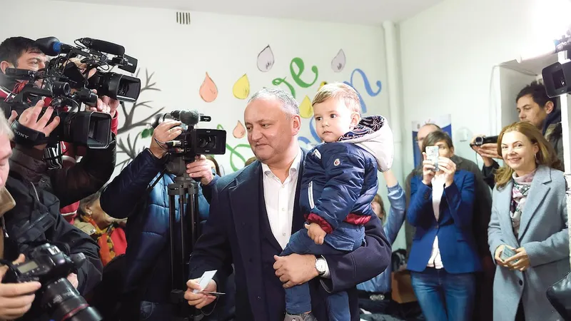 Igor Dodon a câștigat
alegerile
prezidențiale din 2016 mizând pe teme pro-rusești
