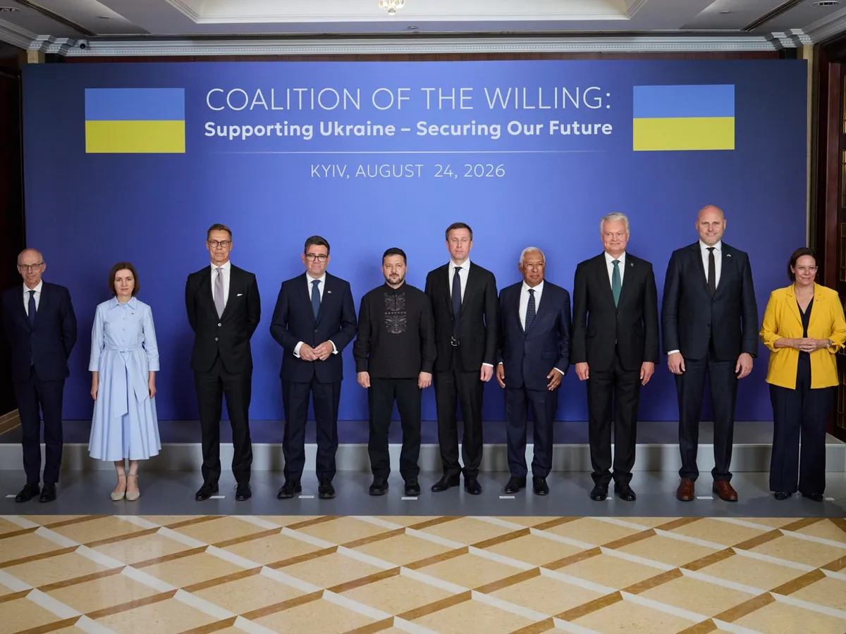 Liderii Coaliției Voinței, reuniți la Kiev, 24 august - Foto: Profimedia Images