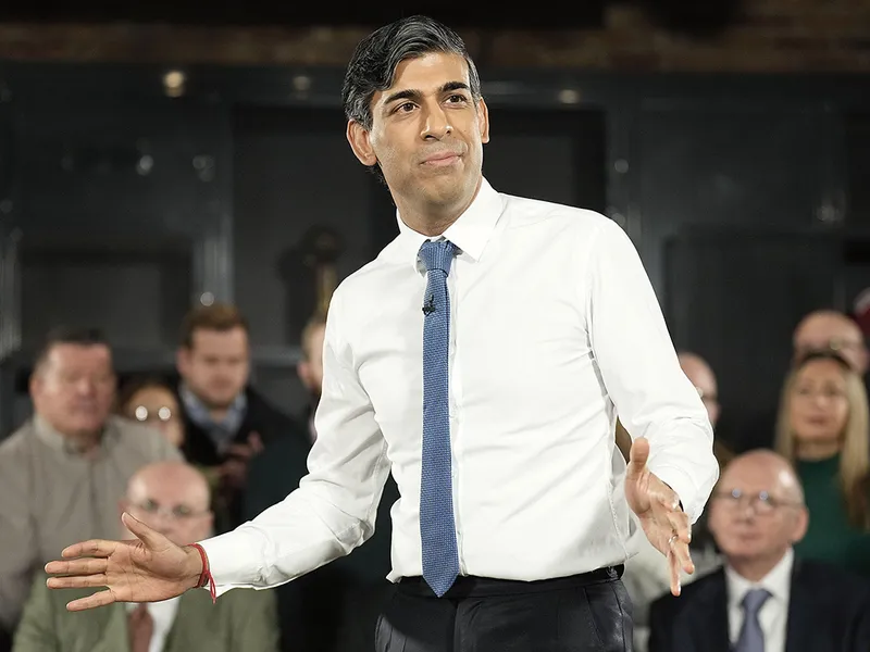 Premierul Rishi Sunak a spus că ar putea avea loc alegeri generale în Marea Britanie în a doua jumătate a anului 2024 - Foto: Profimedia Images