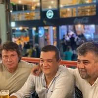 Ciolacu, Grindeanu și primarul din Limanu, Daniel Georgescu Foto: Facebook