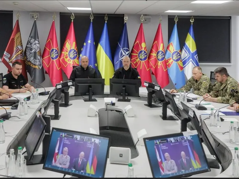 Reprezentanții Ucrainei la Grupul de Contact Ramstein - Foto: Minister of Defense of Ukraine