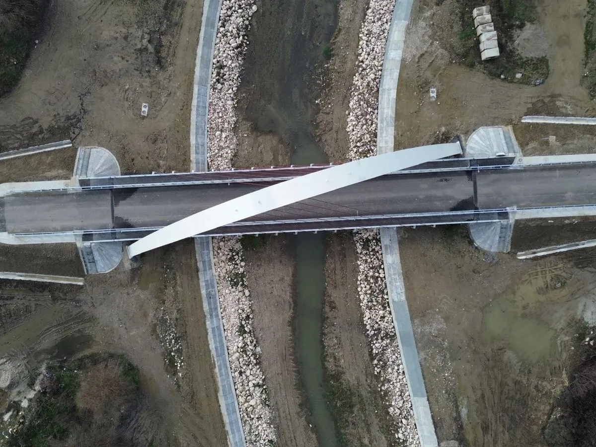 Pod peste Argeșel - Foto: Facebook/ Compania Națională de Investiții