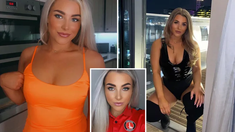 Cea mai sexy jucătoare britanică de fotbal a fost dată afară, dar „marchează” mai bine pe OnlyFans. / Foto: the-sun.com