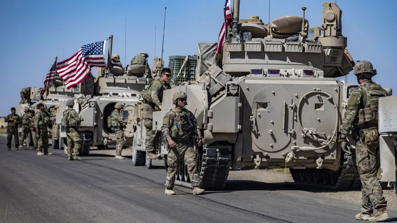 Patrulă americană în Siria (imagine cu rol ilustrativ)-Foto: Profimedia Images