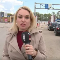 Marina Ovsiannikova relatează din Republica Moldova/ FOTO: Ziarul de Gardă