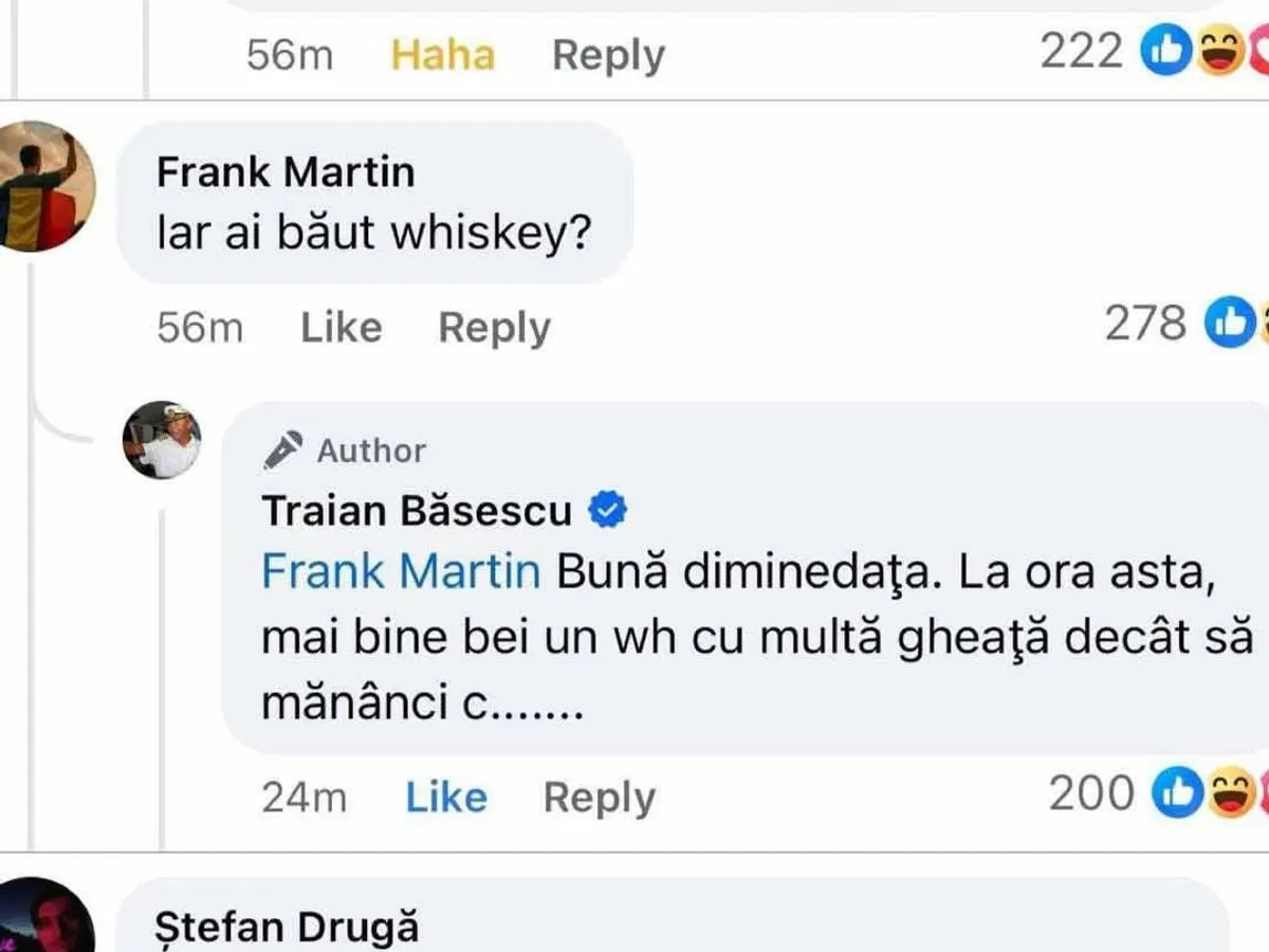 Replici spumoase ale lui Traian Băsescu către fanii lui Simion: Președinte la scara de bloc. Ce a spus despre flotă Foto: colaj Facebook