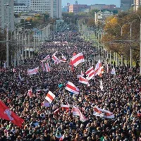 Bielorușii sunt victimele cenzurii autorităților/FOTO: Twitter@AlexKokcharov