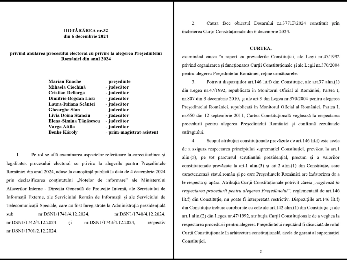 CCR explică anularea alegerilor: vot manipulat prin finanțare ascunsă și promovare agresvă, ilegală: FOTO - Profimedia(imagine cu rol ilustrativ)