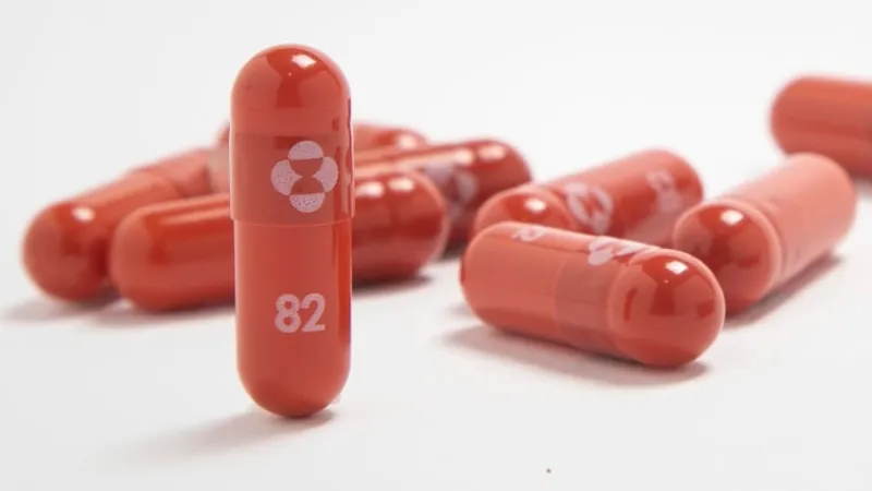 Pastila anti-COVID-19 fabricată de grupul Merck, autorizată în Statele Unite. / Foto: nbcnews.com