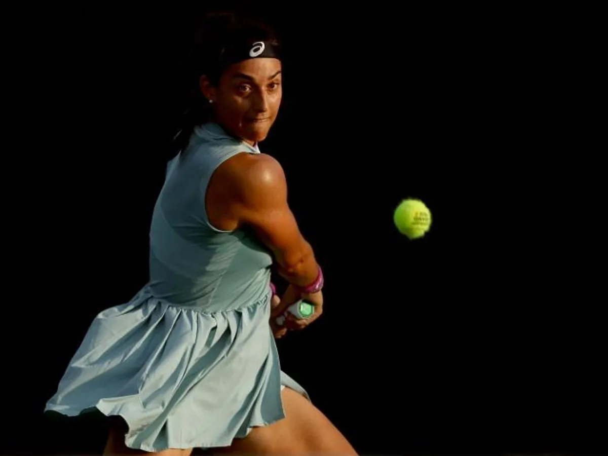Caroline Garcia a învins-o pe Buzărnescu şi va juca în turul secund la Miami Open cu Simona Halep. / Foto: tv5monde.com
