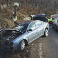Accident rutier cu trei răniți pe DN 1, în zona Posada, Prahova. Trafic îngreunat - FOTO: infotrafic