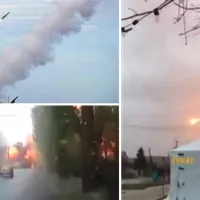 Atac cu rachete la Kiev și la Odesa. Instalații de infrastructură regională lovite - FOTO: Twitter/UkrainianNews24