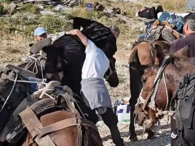 Neverosimil: au apărut imaginile cu Gigi Becali la Muntele Athos! 100.000 de vizualizări în 6 ore