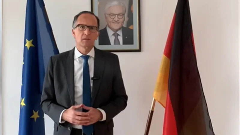 Ambasadorul Germaniei în România, Dr. Peer Gebauer Foto: captură Facebook/ Ambasada Germaniei