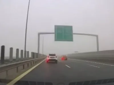 Șofer pe contrasens pe A3 - Foto: captură video