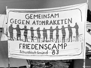 1983: Proteste la Mutlangen împotriva rachetelor nucleare