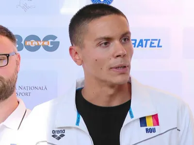 Întrebat dacă pleacă la Moscova, David Popovici n-a stat la discuții