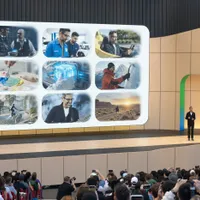 Directorul general al Google, Sundar Pichai, în timpul conferinței pentru dezvoltatori Google I/O 2026, desfășurată la Mountain View, California, pe 19 mai 2026 Foto: profimediaimages.ro
