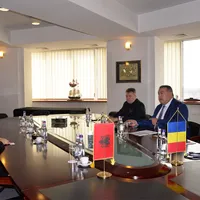 Președintele Camerei de Comerț și Industrie a României, Mihai Daraban, a avut, în data de 26 februarie a.c., o întrevedere cu noul ambasador al Republicii Albania în România, E.S. dna Enkeleda Merkuri Foto: CCIR