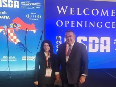 Președintele Camerei de Comerț și Industrie a României (CCIR), Mihai Daraban, a participat la Adriatic Sea Defence & Aerospace Exhibition and Conference Foto: CCIR