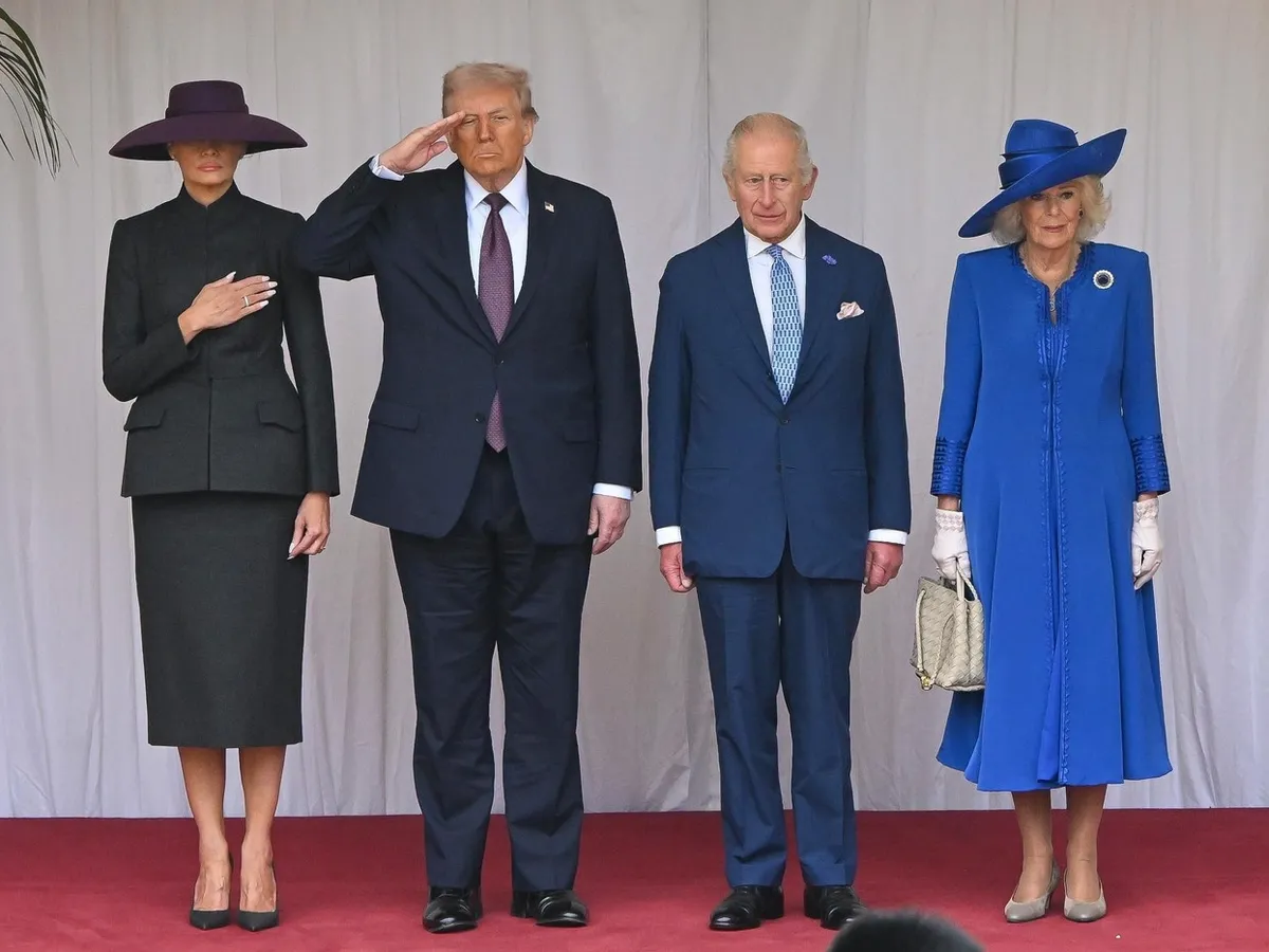 Donald și Melania Trump, alături de Regele Charles și Regina Camila - Foto: Profimedia Images