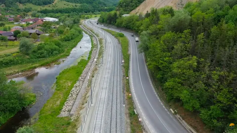 Calea ferată care leagă Cluj de Ungaria -  Foto: Facebook / Asociația Pro Infrastructură