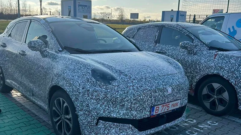 Primul mini-SUV electric fabricat în România, la Craiova, surprins în teste - Foto: Facebook/Adrian Dragan