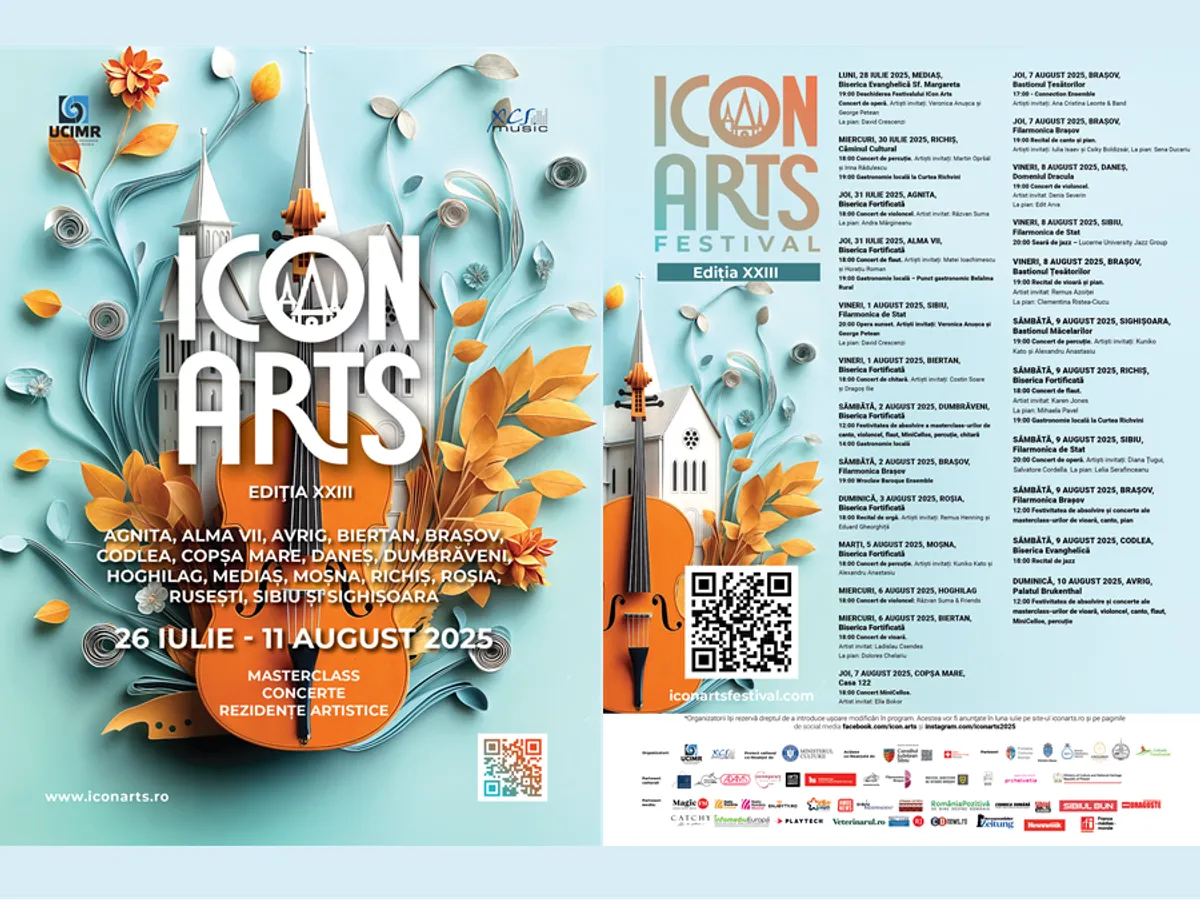 UCIMR anunță deschiderea celei de-a XXIII-a ediții a Festivalului ICon Arts Transilvania