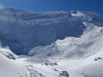 VIDEO Avalanșă de mari dimensiuni la Bâlea Lac. Risc major în Munții Făgăraș - Serviciul Public Județean Salvamont Sibiu