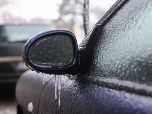 Lapoviţă pe DN 2A în judeţul Constanţa; există riscul formării de polei - FOTO Inquam Photos / George Călin