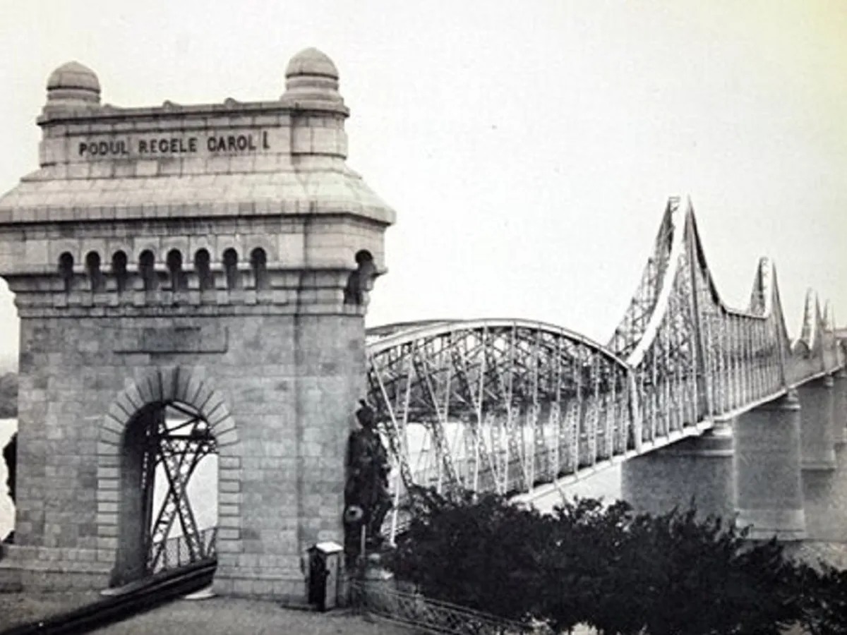 România a avut cel mai mare pod din Europa, lung de 4 kilometri - Foto: art.historia.blogsport.ro (cu rol ilustrativ)
