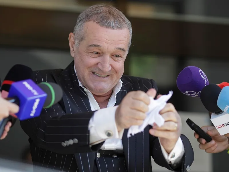 Gigi Becali știe sigur că FCSB va juca pe Arcul de Triumf Foto: INQUAM Photos/Octav Ganea